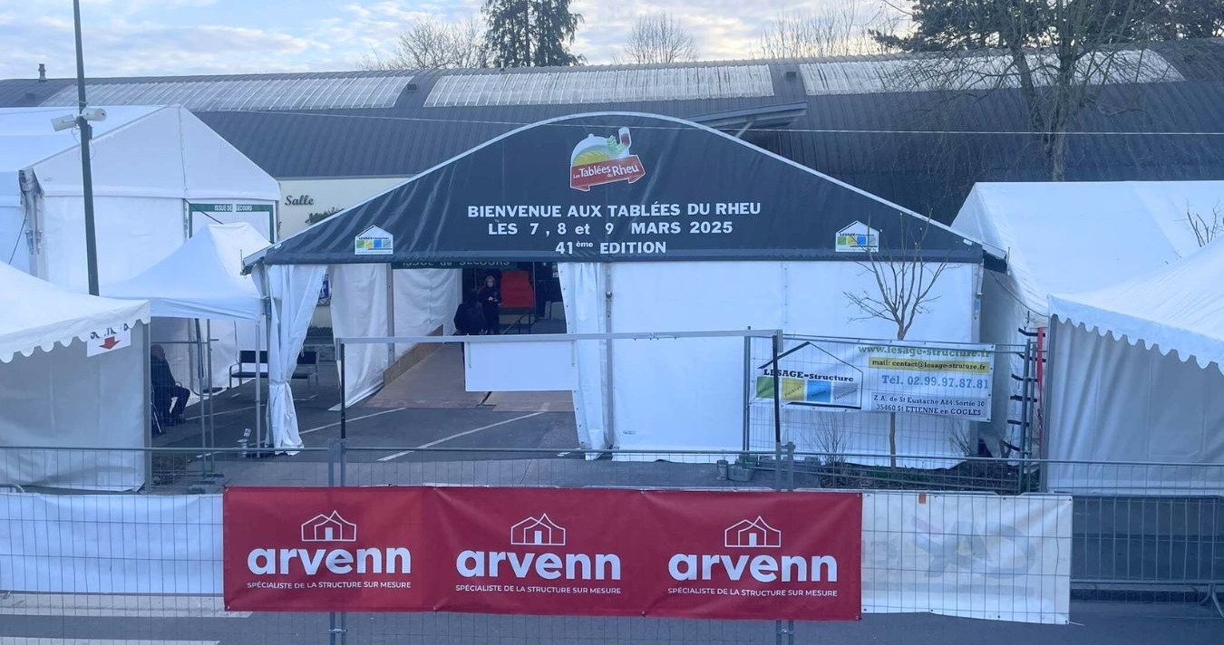 tente de réception les tablées du rheu