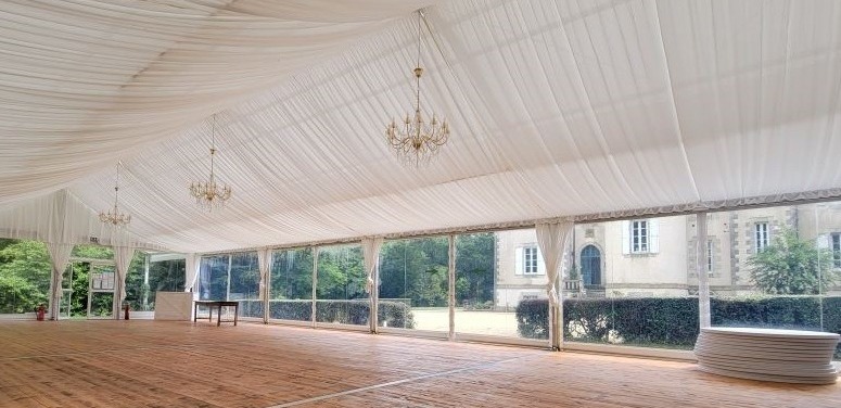 Tente de réception château