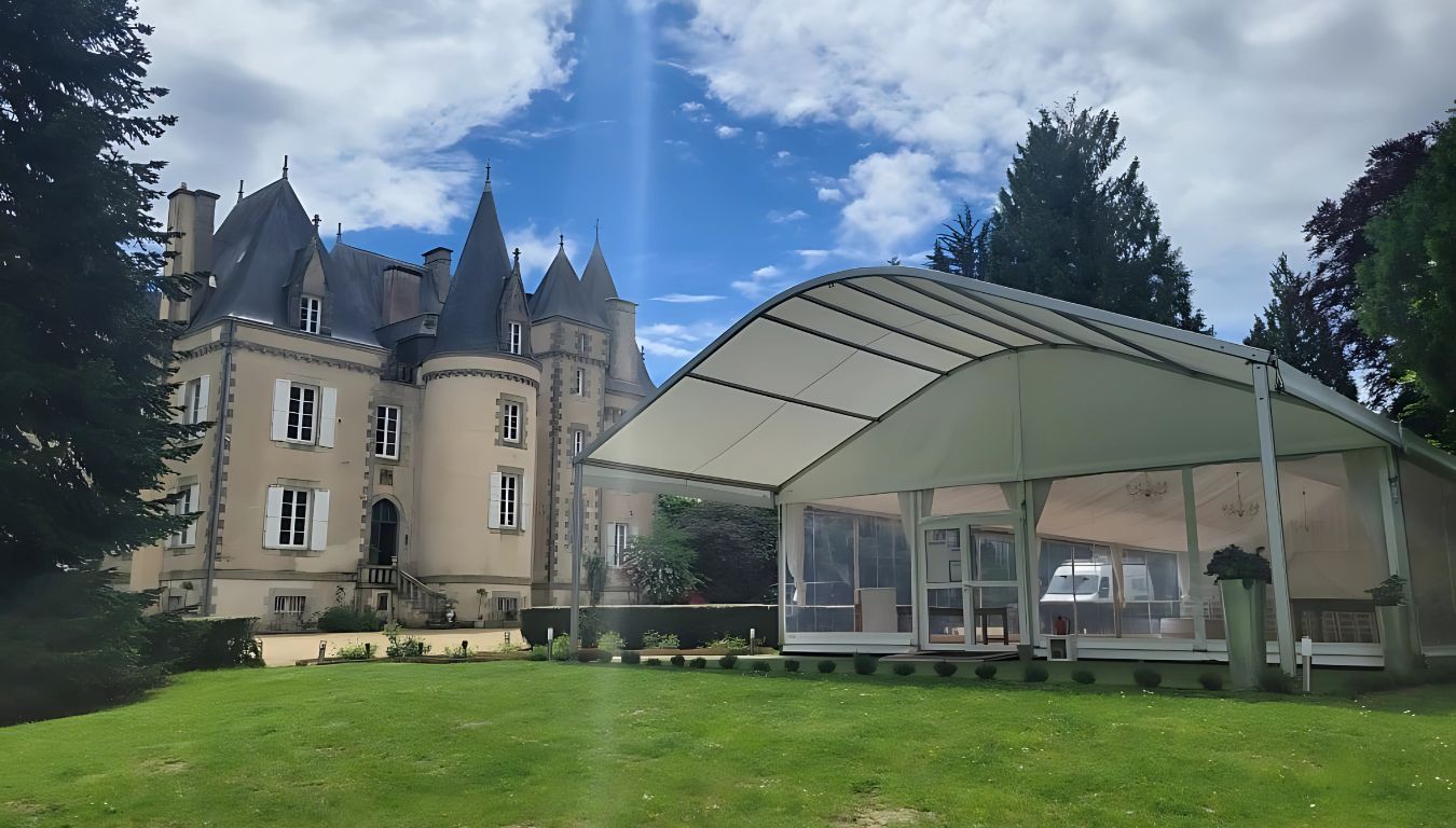 tente de réception château