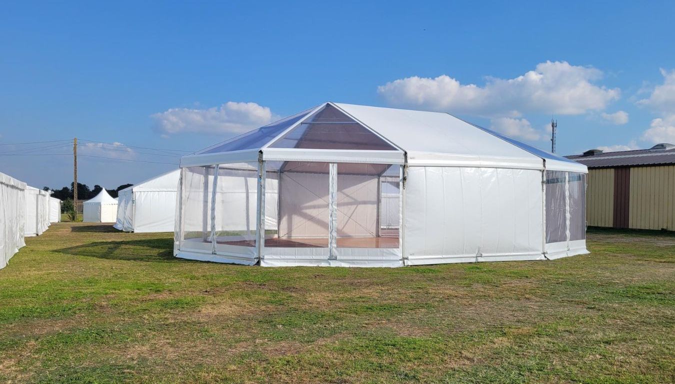 Salon Agrobio Tente octogonale